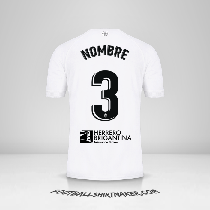 Jersey Valencia CF 2022/2023 -  nombre - 3
