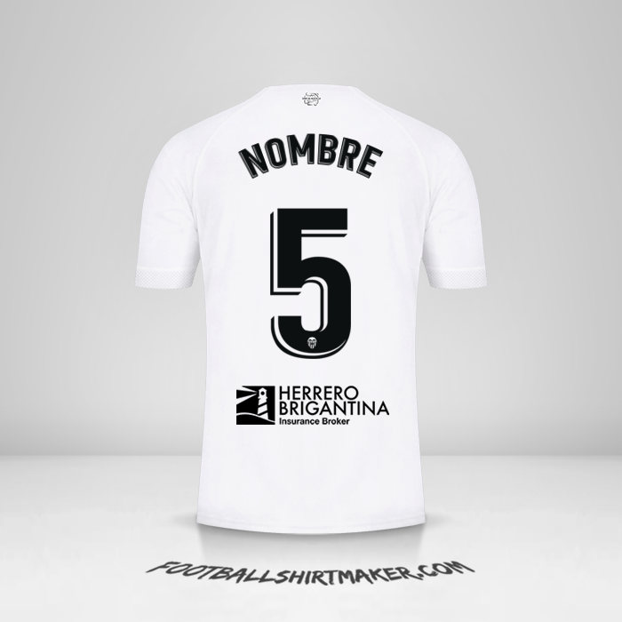 Jersey Valencia CF 2022/2023 -  nombre - 5