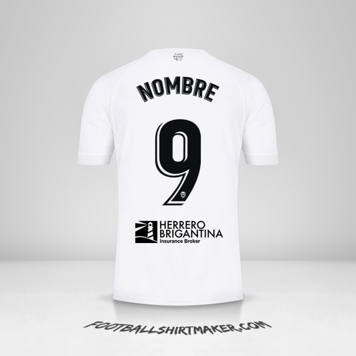 Jersey Valencia CF 2022/2023 -  nombre - 9