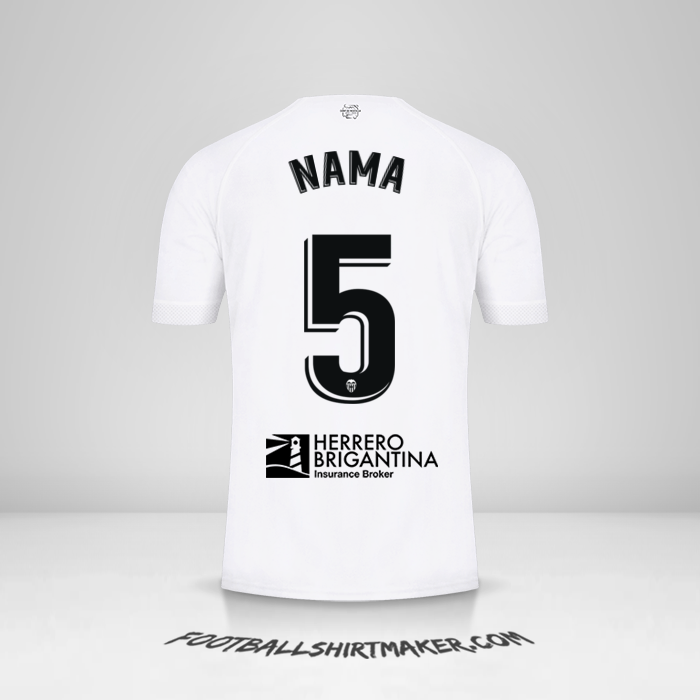 Jersey Valencia CF 2022/2023 -  nama - 5