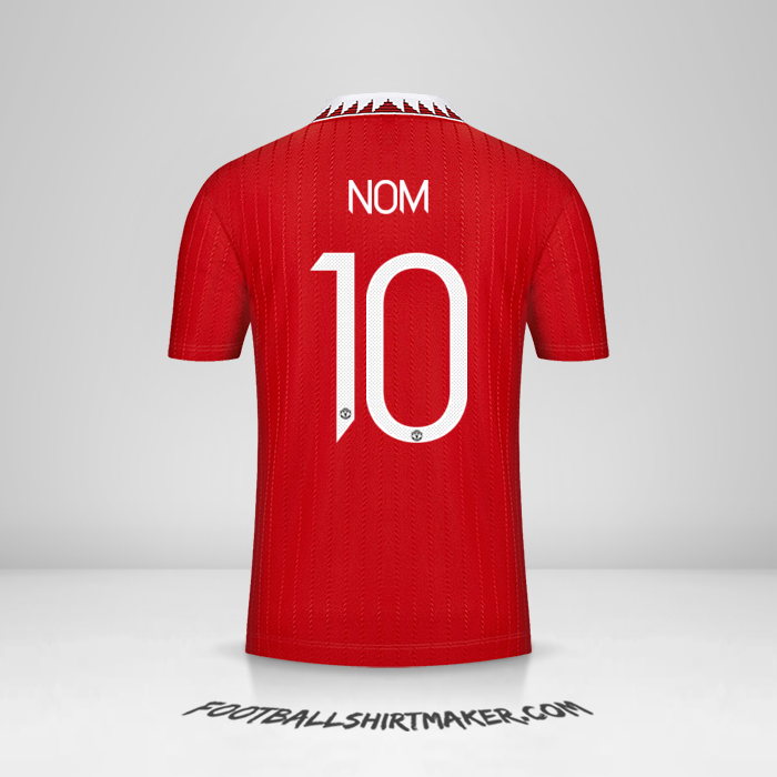 Maillot Manchester United Cup 2022/2023 -  nom - 10
