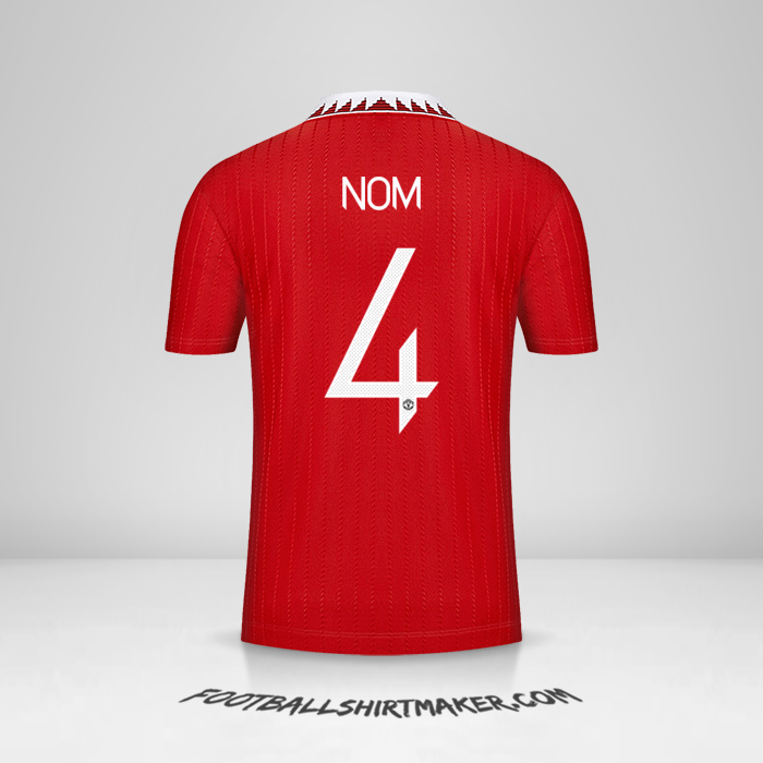 Maillot Manchester United Cup 2022/2023 -  nom - 4