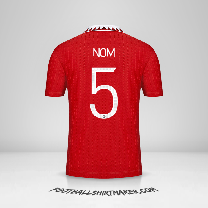 Maillot Manchester United Cup 2022/2023 -  nom - 5