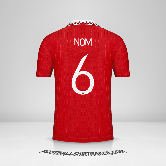 Maillot Manchester United Cup 2022/2023 -  nom - 6