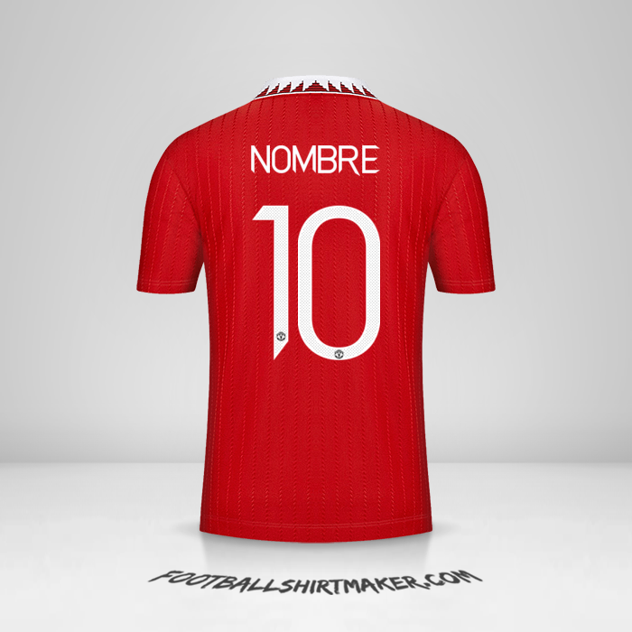 Camiseta Manchester United Cup 2022/2023 -  nombre - 10