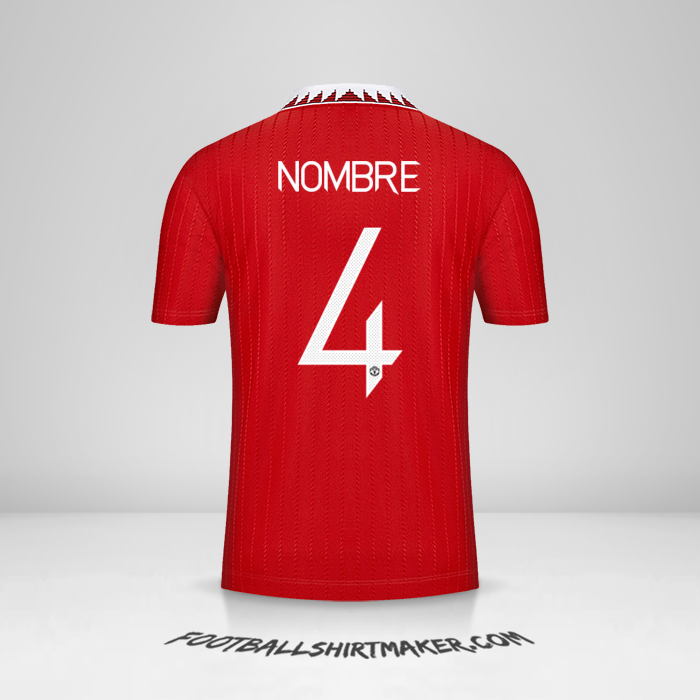 Jersey Manchester United Cup 2022/2023 -  nombre - 4