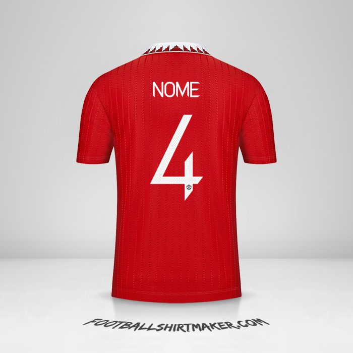 Maglia Manchester United Cup 2022/2023 -  nome - 4