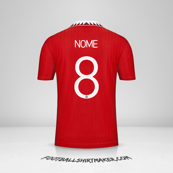Camisa Manchester United Cup 2022/2023 -  nome - 8