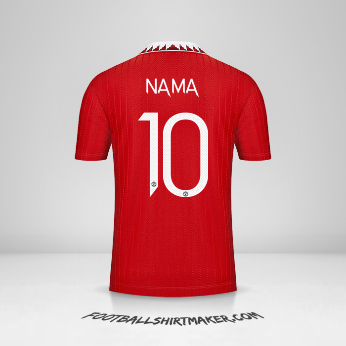 Jersey Manchester United Cup 2022/2023 -  nama - 10