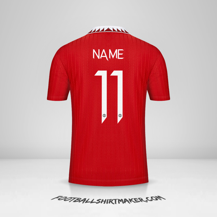 Jersey Manchester United Cup 2022/2023 -  name - 11