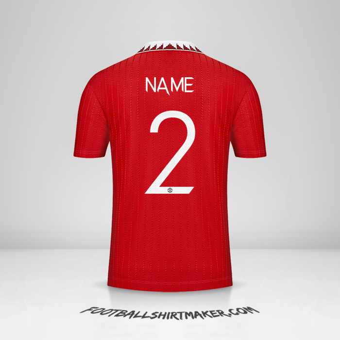 Trikot Manchester United Cup 2022/2023 -  name - 2
