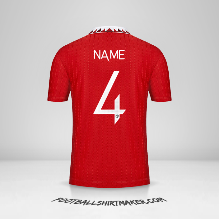 Jersey Manchester United Cup 2022/2023 -  name - 4