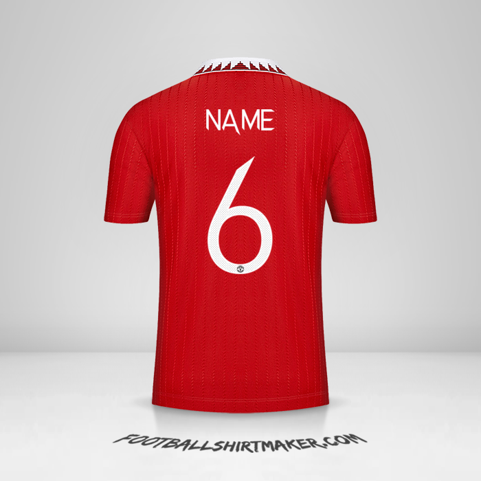 Trikot Manchester United Cup 2022/2023 -  name - 6
