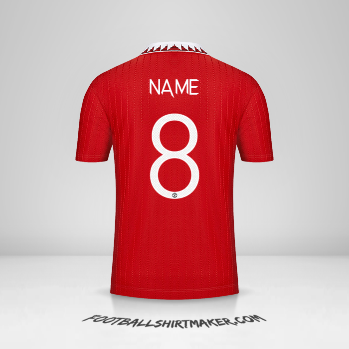 Jersey Manchester United Cup 2022/2023 -  name - 8