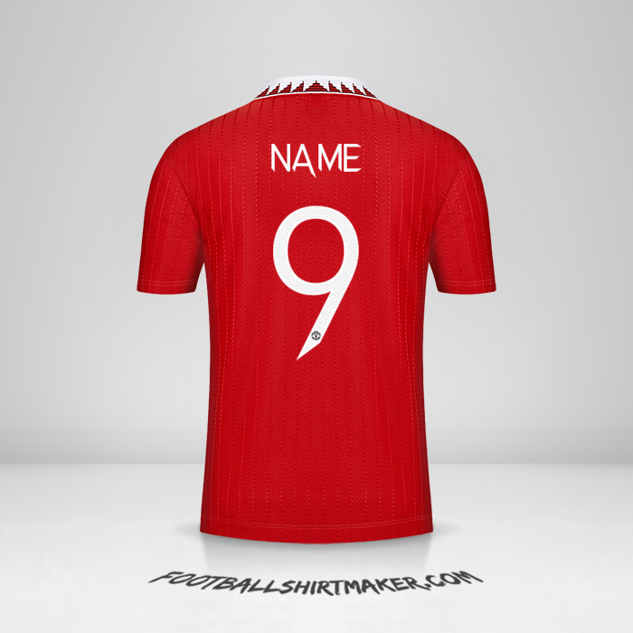 Jersey Manchester United Cup 2022/2023 -  name - 9