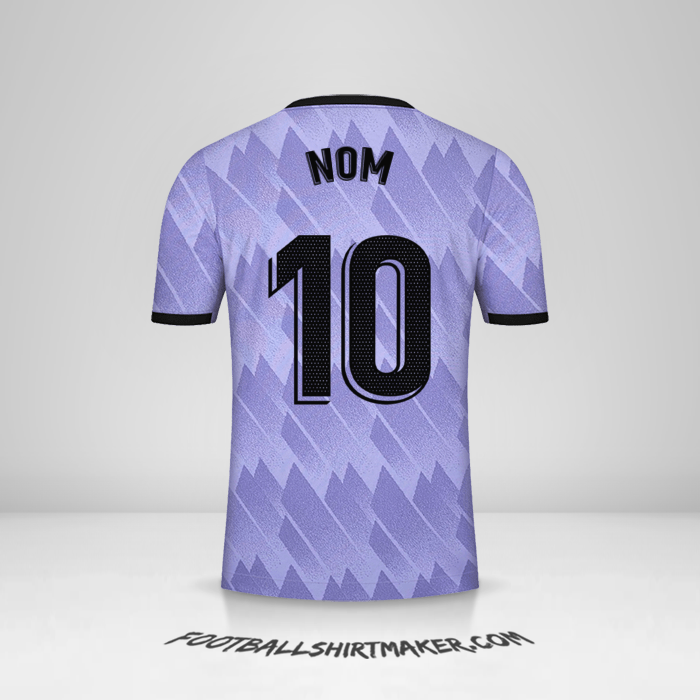 Maillot Real Madrid CF 2022/2023 Extérieur -  nom - 10