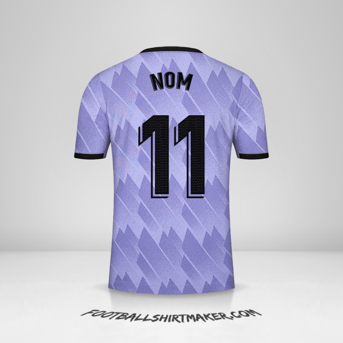 Maillot Real Madrid CF 2022/2023 Extérieur -  nom - 11