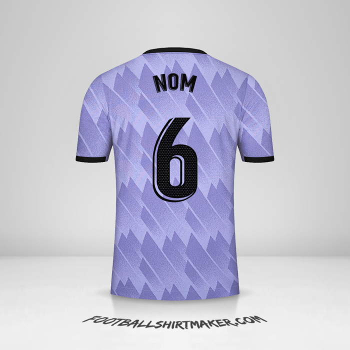 Maillot Real Madrid CF 2022/2023 Extérieur -  nom - 6