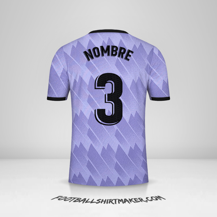 Camiseta Real Madrid CF 2022/2023 Visita -  nombre - 3