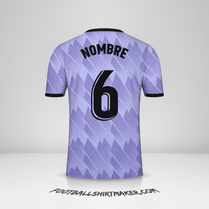 Jersey Real Madrid CF 2022/2023 Visita -  nombre - 6
