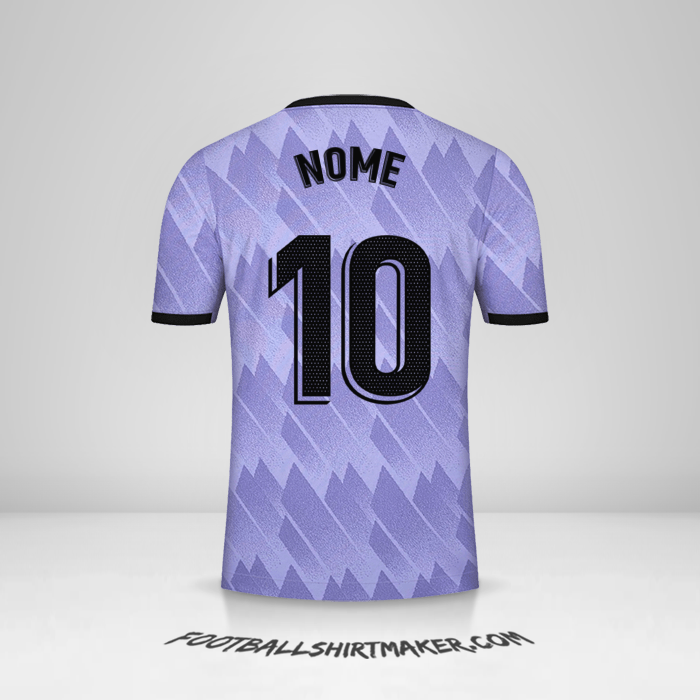 Maglia Real Madrid CF 2022/2023 Seconda -  nome - 10