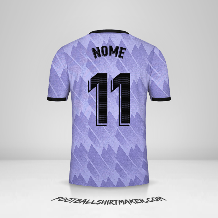 Maglia Real Madrid CF 2022/2023 Seconda -  nome - 11