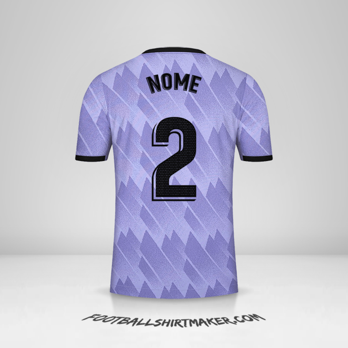 Camisa Real Madrid CF 2022/2023 Alternativa -  nome - 2