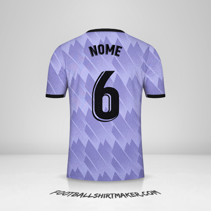 Maglia Real Madrid CF 2022/2023 Seconda -  nome - 6