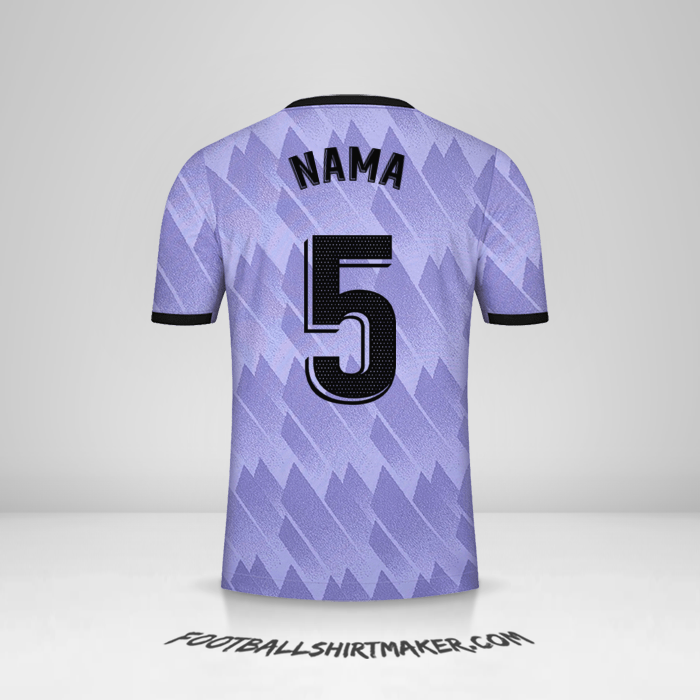 Jersey Real Madrid CF 2022/2023 Alternatif -  nama - 5