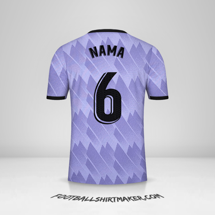 Jersey Real Madrid CF 2022/2023 Alternatif -  nama - 6