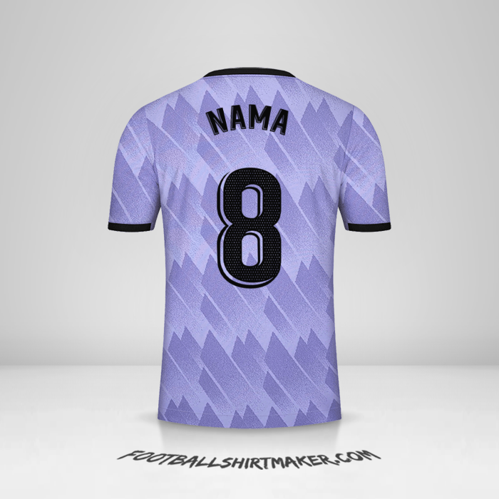 Jersey Real Madrid CF 2022/2023 Alternatif -  nama - 8