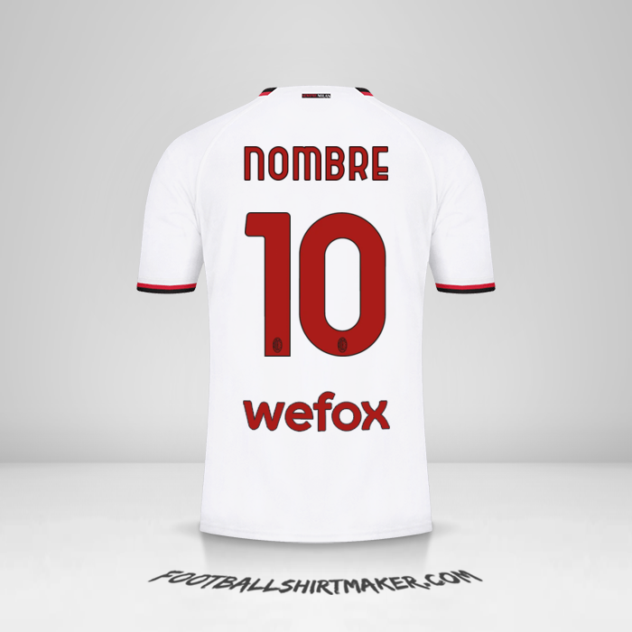 Camiseta AC Milan 2022/2023 Visita -  nombre - 10