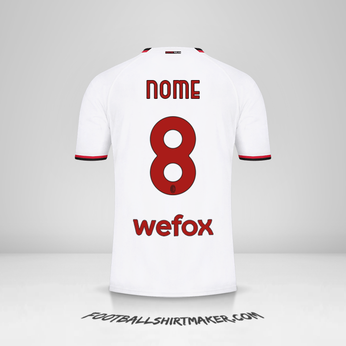 Maglia AC Milan 2022/2023 Seconda -  nome - 8