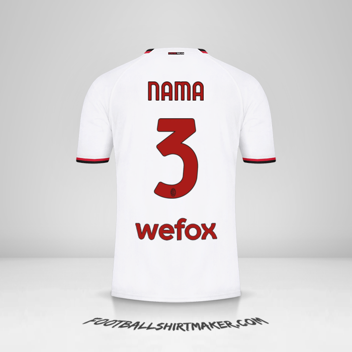 Jersey AC Milan 2022/2023 Alternatif -  nama - 3