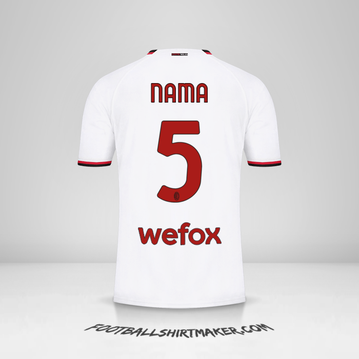 Jersey AC Milan 2022/2023 Alternatif -  nama - 5