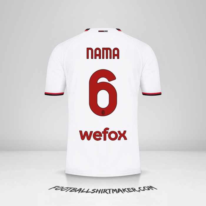 Jersey AC Milan 2022/2023 Alternatif -  nama - 6