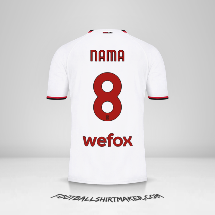 Jersey AC Milan 2022/2023 Alternatif -  nama - 8