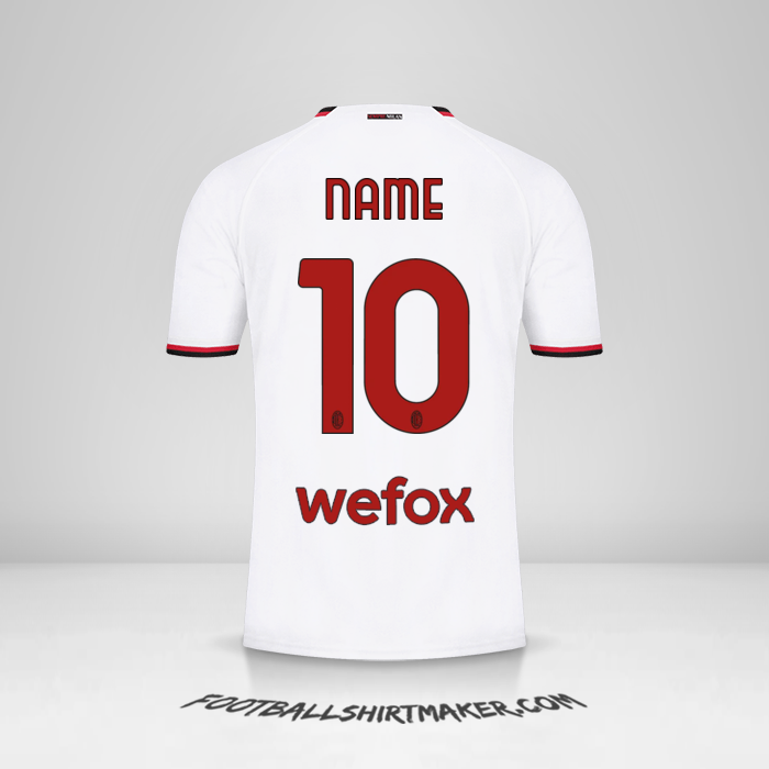 Jersey AC Milan 2022/2023 Away -  name - 10