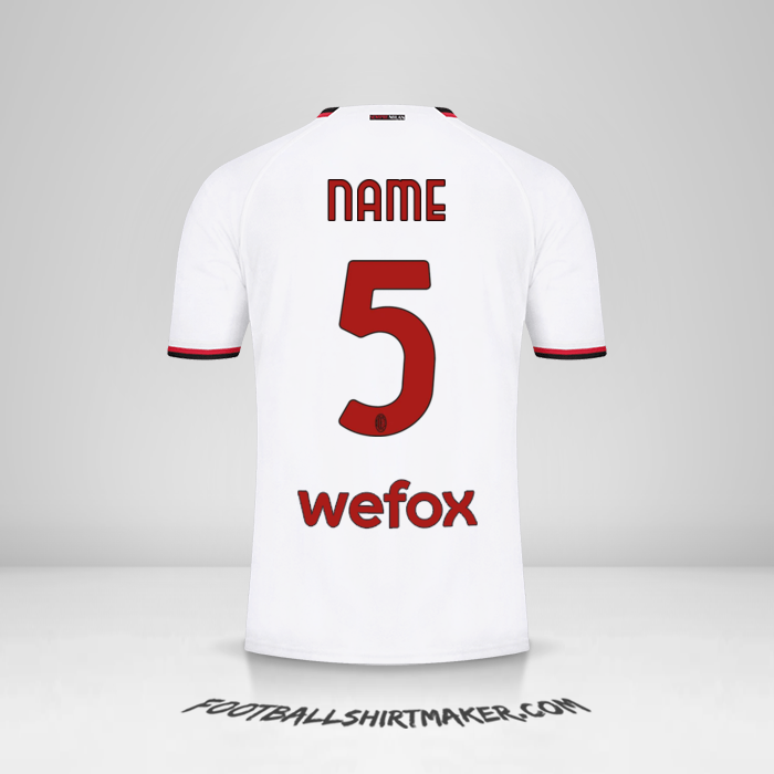 Shirt AC Milan 2022/2023 Away -  name - 5
