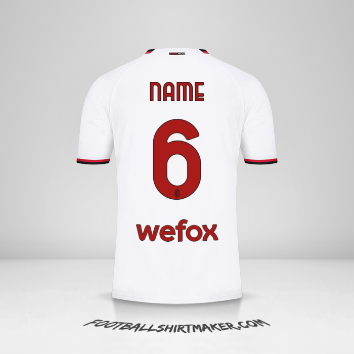 Trikot AC Milan 2022/2023 Auswärts -  name - 6