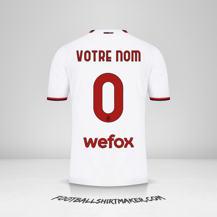 Maillot AC Milan 2022/2023 II -  votre nom - 0