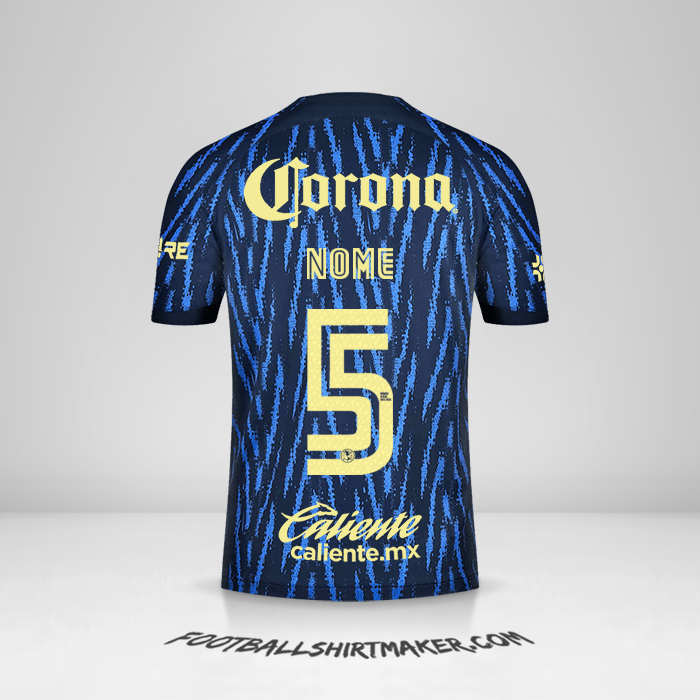 Maglia Club America 2022/2023 Seconda -  nome - 5