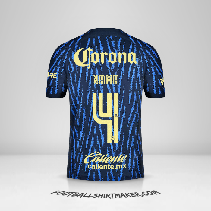 Jersey Club America 2022/2023 Alternatif -  nama - 4