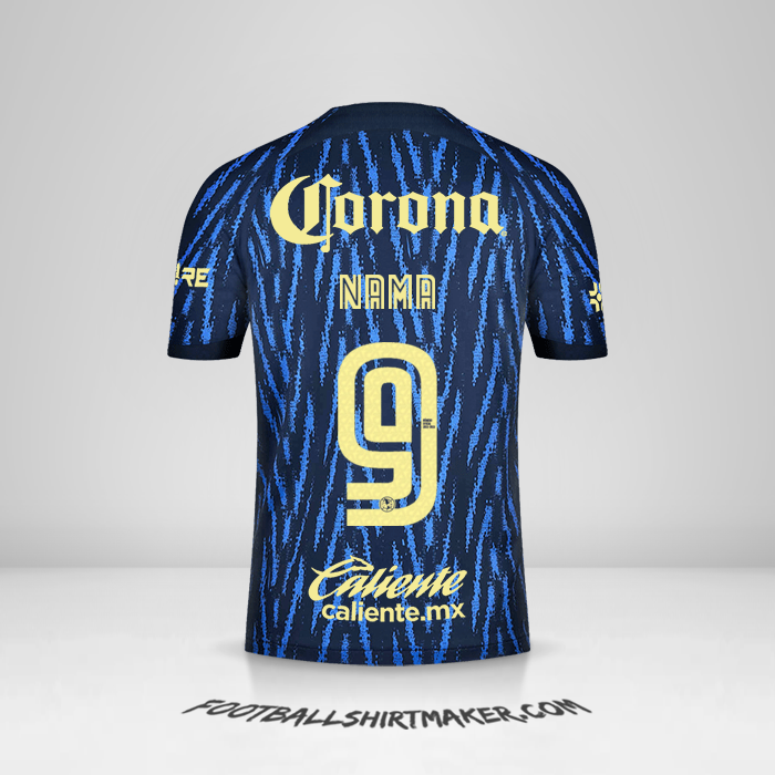 Jersey Club America 2022/2023 Alternatif -  nama - 9