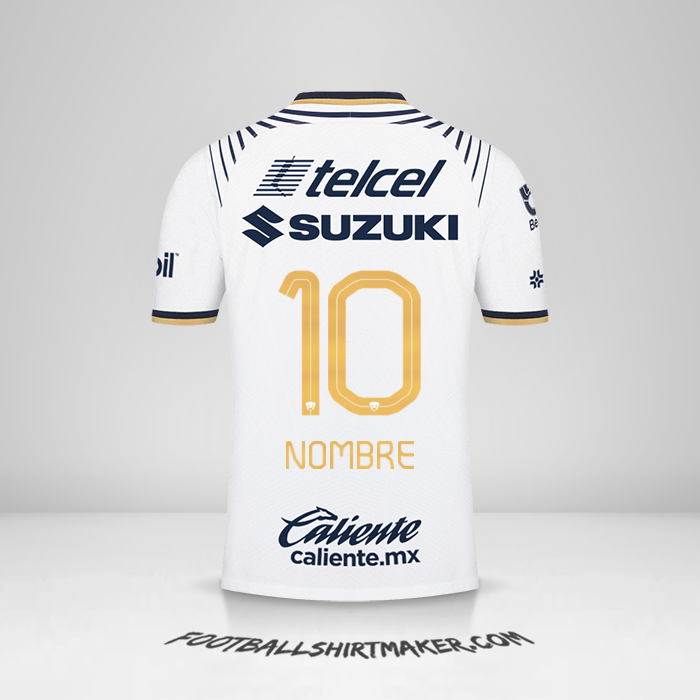 Jersey Pumas UNAM 2022/2023 -  nombre - 10