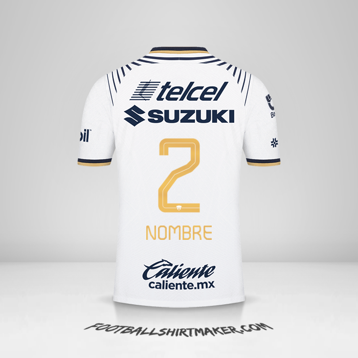 Camiseta Pumas UNAM 2022/2023 -  nombre - 2