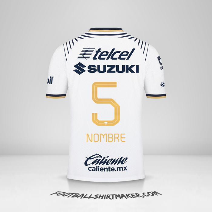 Jersey Pumas UNAM 2022/2023 -  nombre - 5