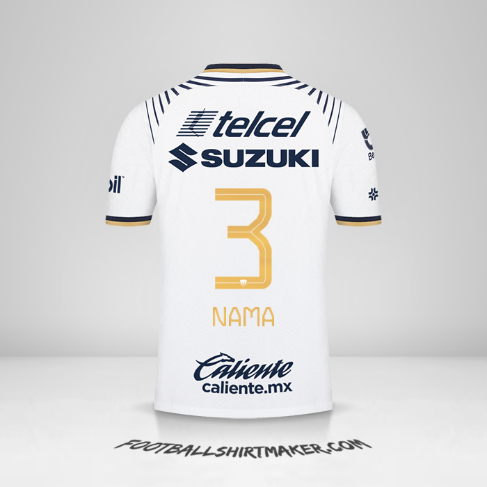 Jersey Pumas UNAM 2022/2023 -  nama - 3