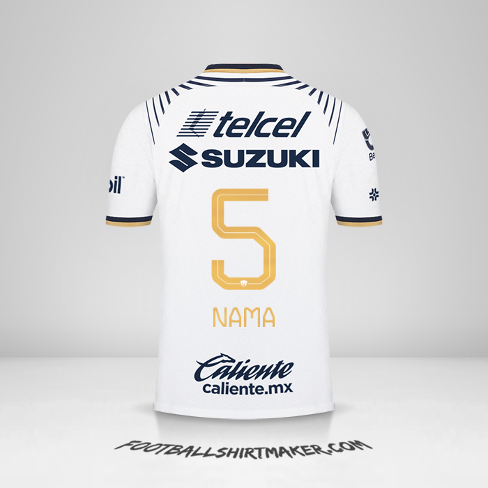 Jersey Pumas UNAM 2022/2023 -  nama - 5