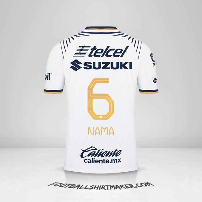 Jersey Pumas UNAM 2022/2023 -  nama - 6